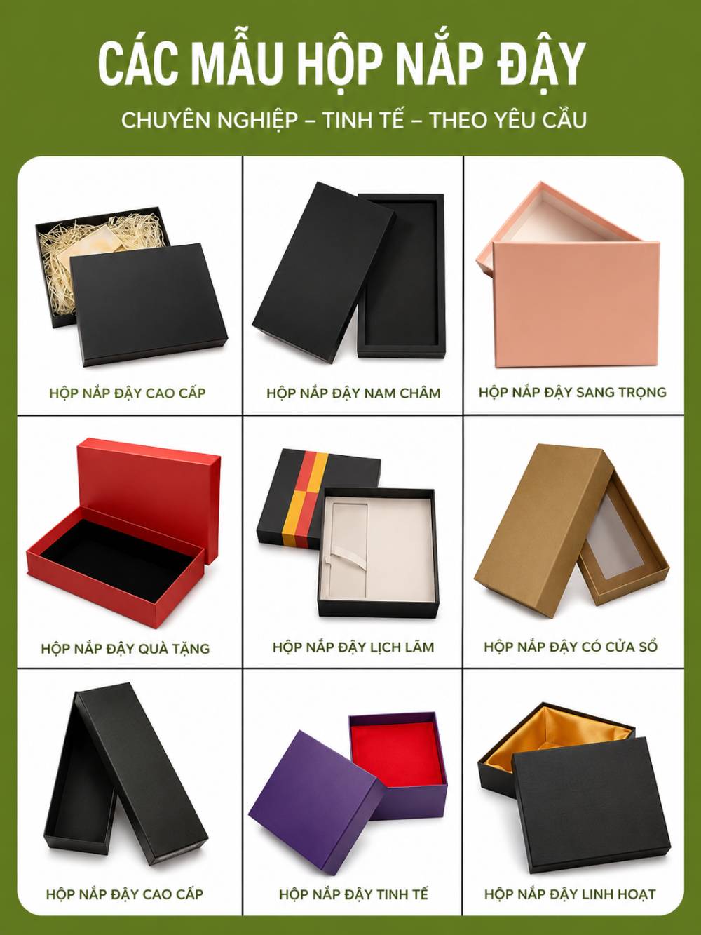 Các Biến Thể Của Hộp Âm Dương