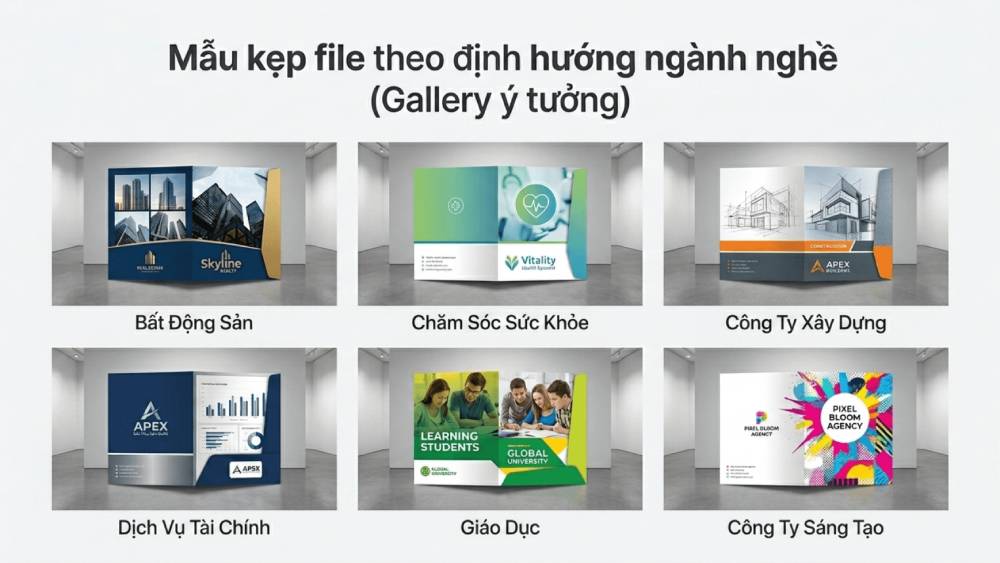 Mẫu Kẹp File Theo Định Hướng Ngành Nghề: Gallery Ý Tưởng