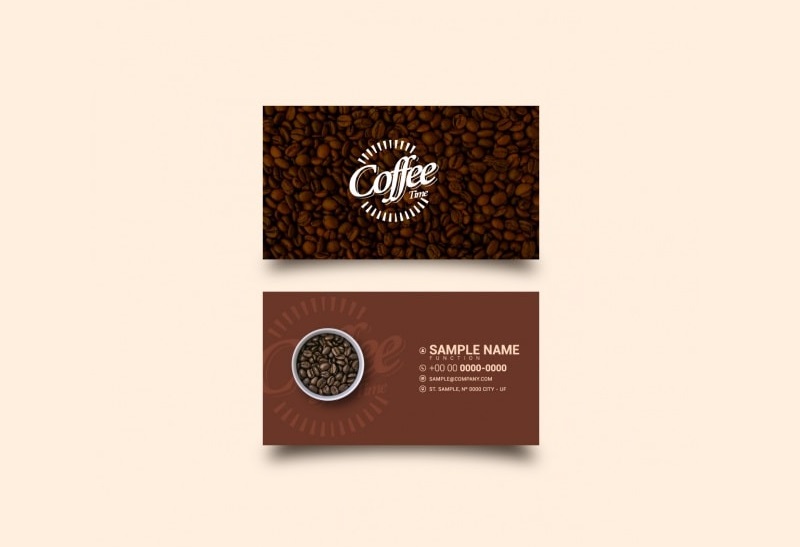 Name card dành cho ngành ẩm thực - Mẫu số 2