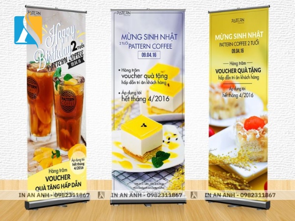 Mẫu standee quảng cáo sản phẩm 2