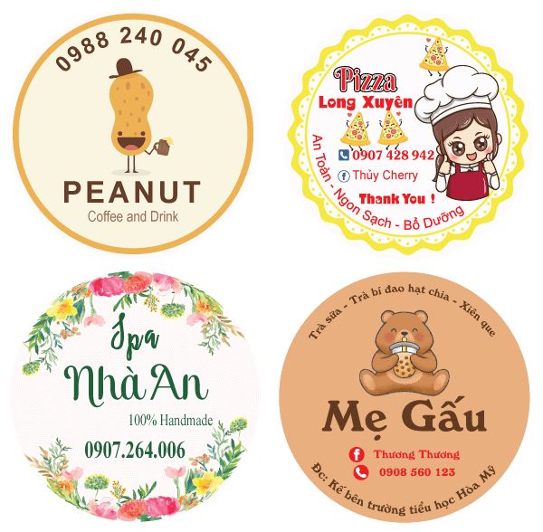 Mẫu tem sắc màu