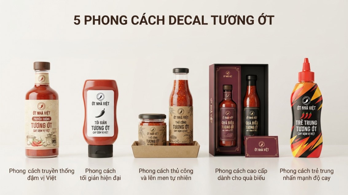 Mẫu theo phong cách thiết kế phổ biến