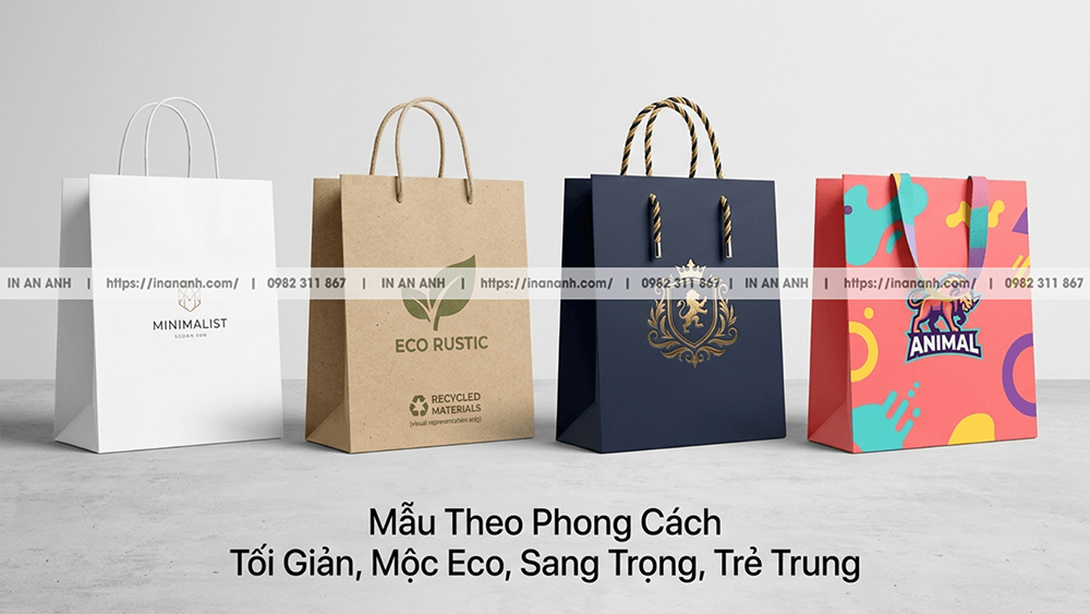 Mẫu Theo Phong Cách: Tối Giản, Mộc Eco, Sang Trọng, Trẻ Trung