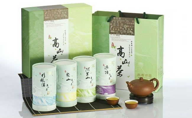 Thiết kế hộp trà theo set ấn tượng 