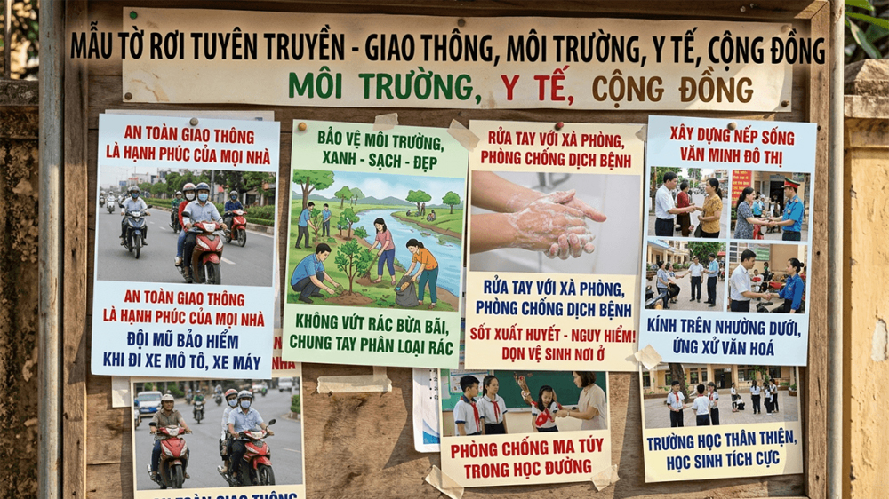 Đặc Điểm Tờ Rơi Tuyên Truyền: Đơn Giản, Dễ Hiểu, Phi Lợi Nhuận