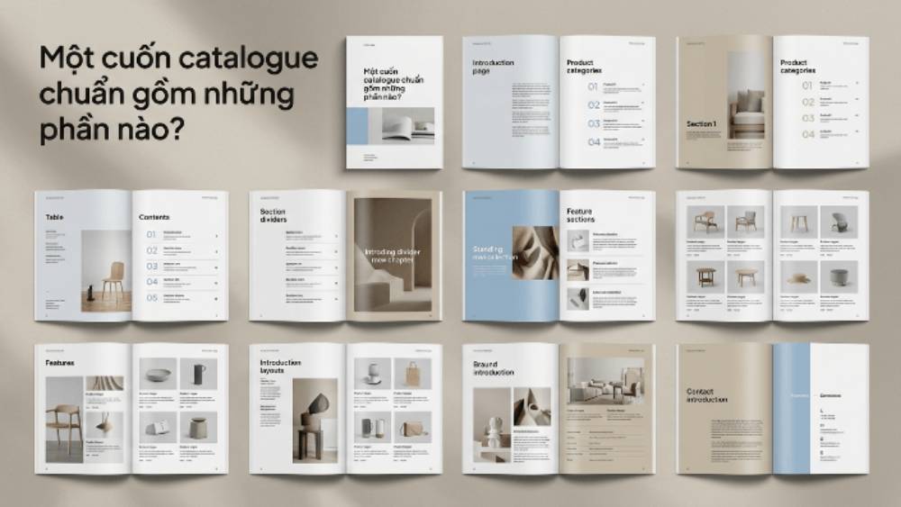 Một Cuốn Catalogue Chuẩn Gồm Những Phần Nào?