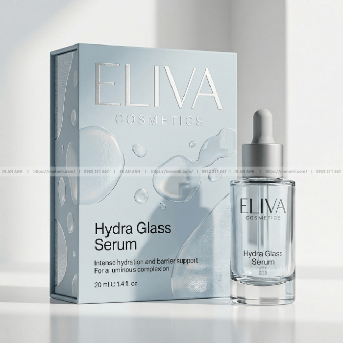 Hộp cứng đựng mỹ phẩm nam châm phủ UV cục bộ