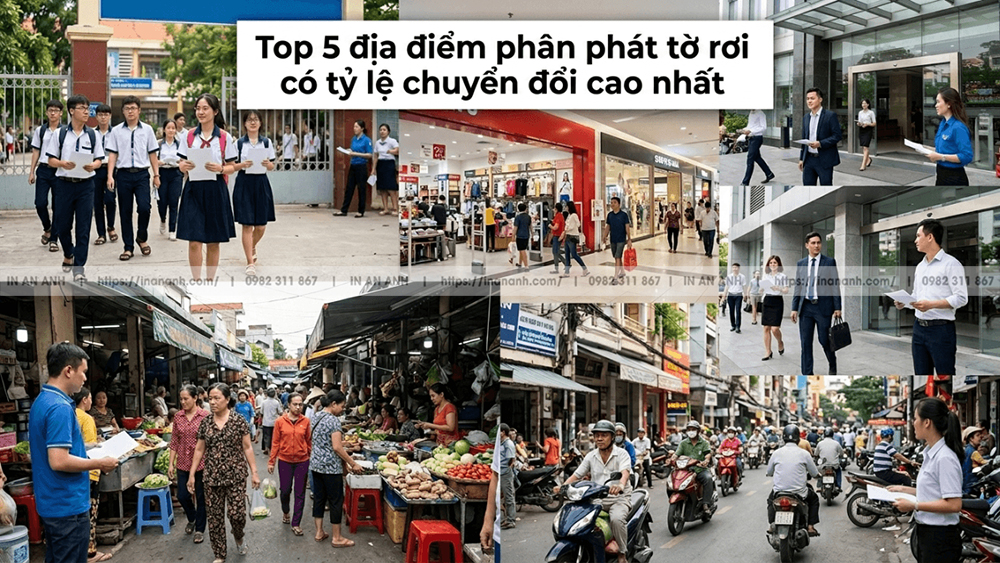 Năm Địa Điểm Phát Tờ Rơi Ở Đâu Mang Lại Chuyển Đổi Cao Nhất