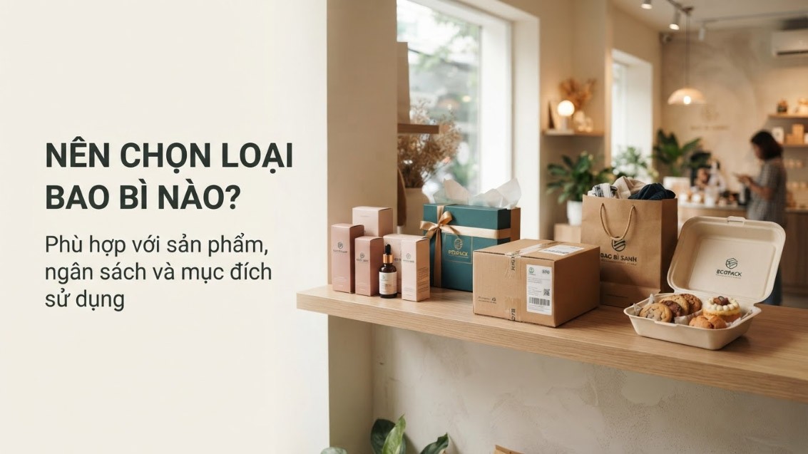 Nên chọn loại bao bì giấy nào?
