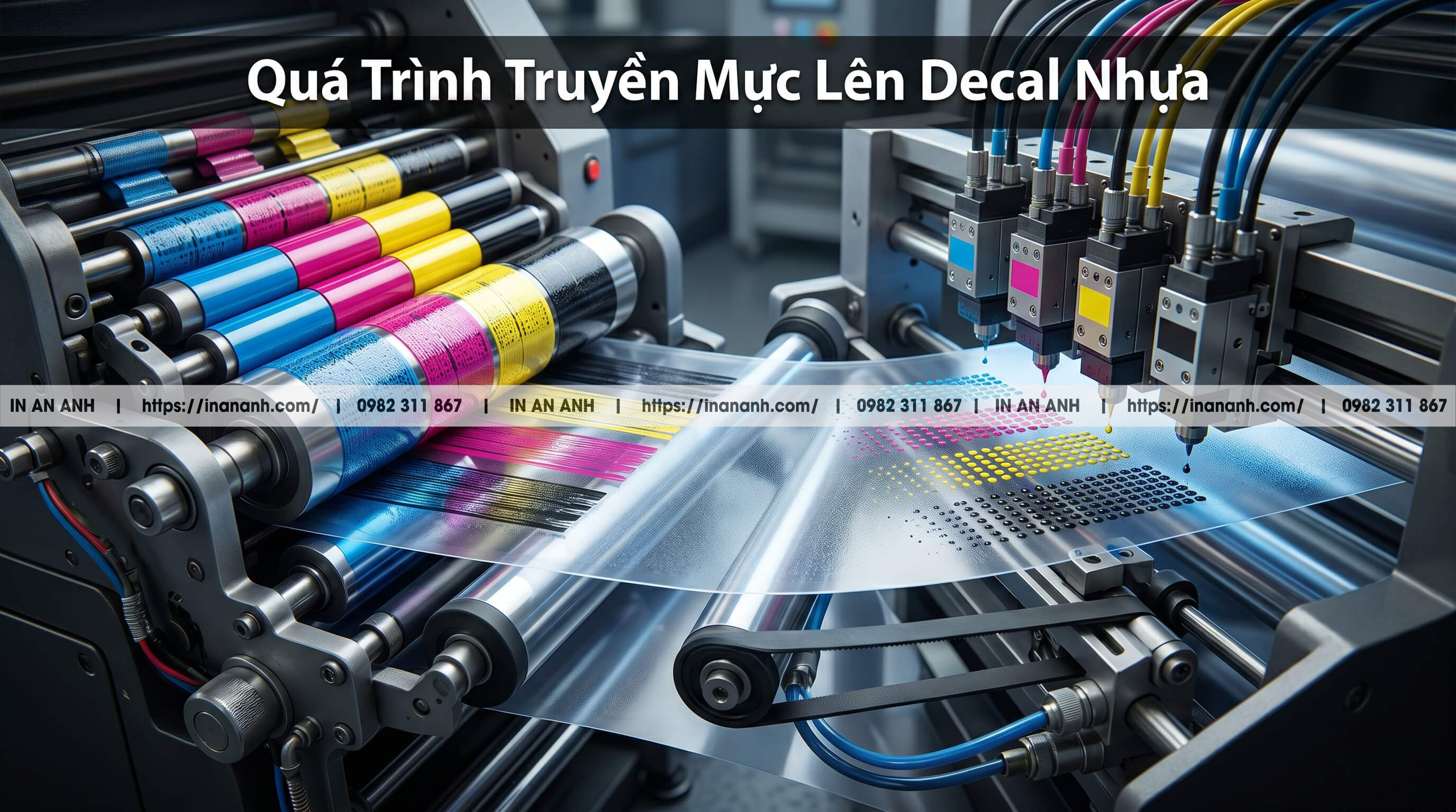Nguyên Lý Hoạt Động Của Quá Trình Truyền Mực Lên Bề Mặt Decal Nhựa
