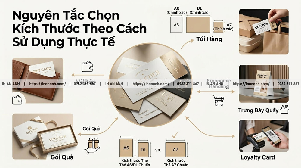 Nguyên Tắc Chọn Kích Thước Theo Cách Sử Dụng Thực Tế