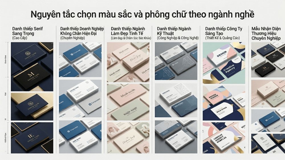 Nguyên Tắc Chọn Màu Và Font Theo Ngành