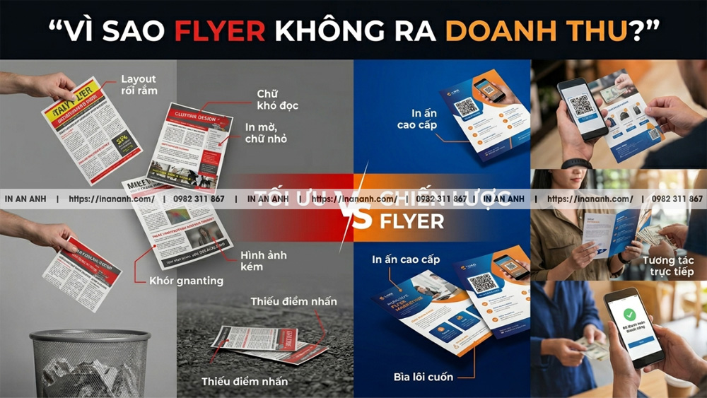 Vì Sao Rất Nhiều Flyer Quảng Cáo Không Mang Lại Hiệu Quả Doanh Thu