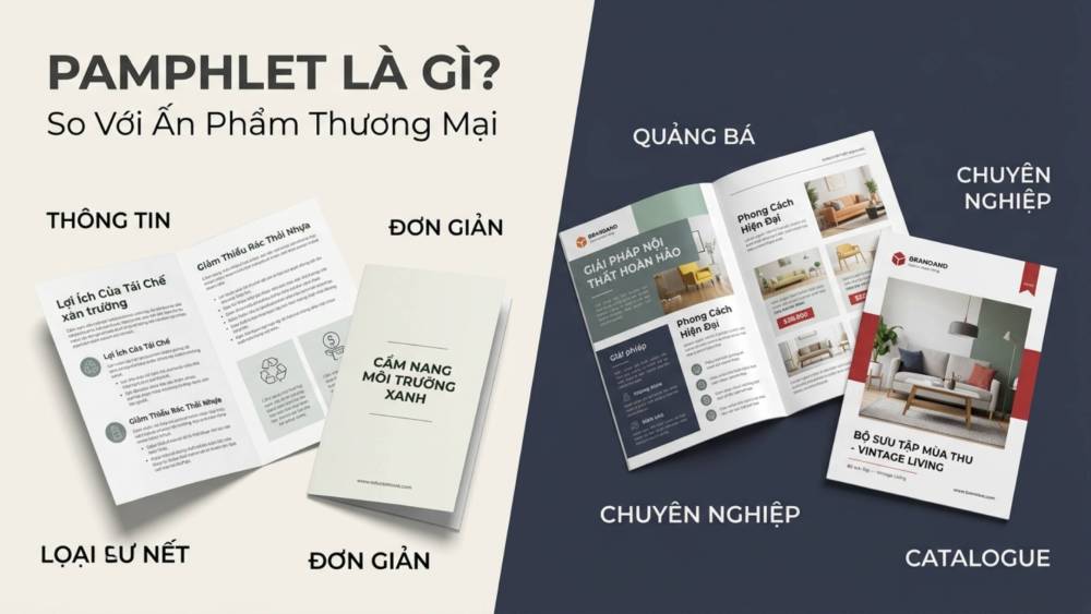 Pamphlet Là Gì? Sự Khác Biệt So Với Ấn Phẩm Thương Mại