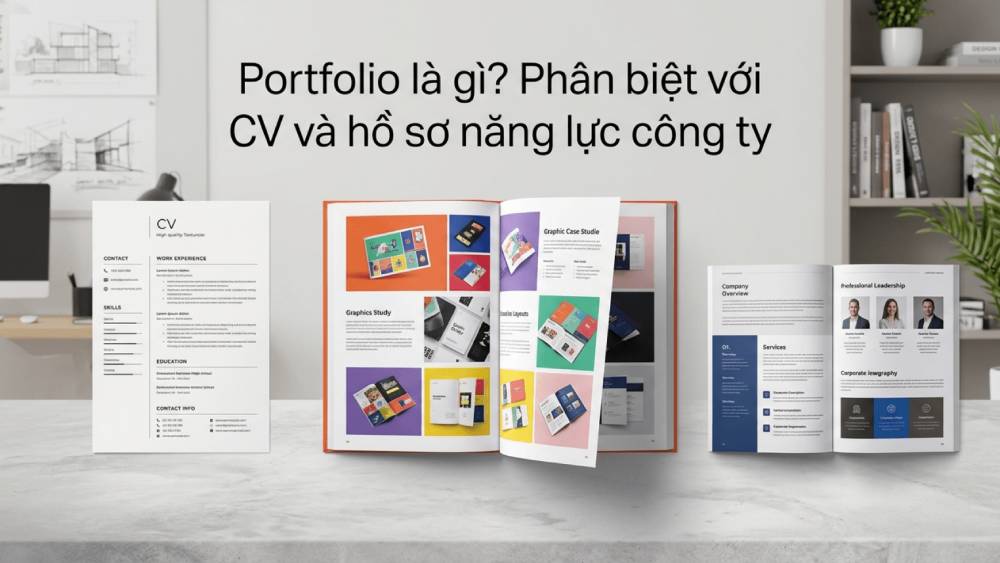 Portfolio Là Gì? Phân Biệt Với CV Và Hồ Sơ Năng Lực Công Ty