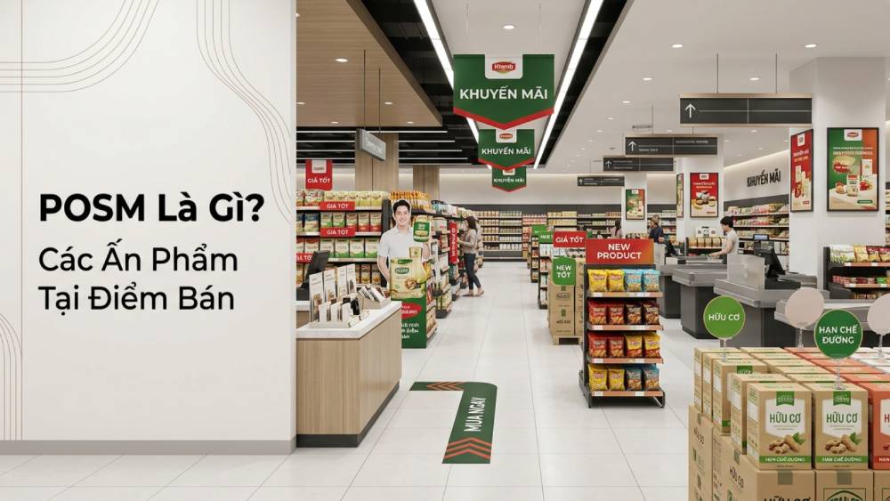 POSM Là Gì? Các Ấn Phẩm Tại Điểm Bán