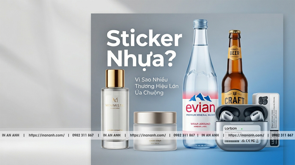 Sticker Nhựa Là Gì Vì Sao Nhiều Thương Hiệu Lớn Ưa Chuộng
