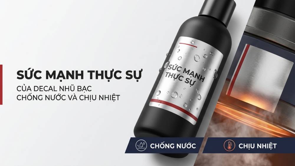 Sức Mạnh Thực Sự Của Decal Nhũ Bạc Chống Nước Và Chịu Nhiệt