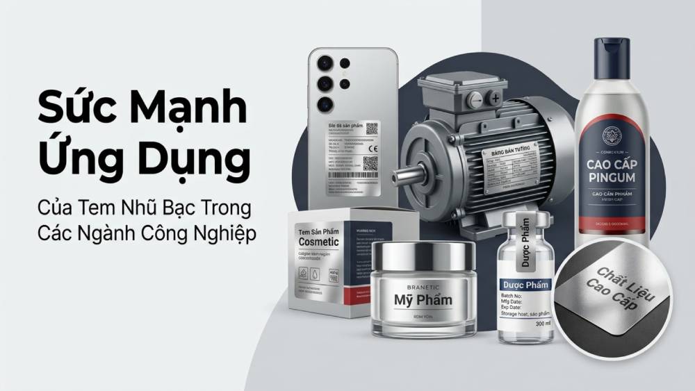 Sức Mạnh Ứng Dụng Của Tem Nhũ Bạc Trong Các Ngành Công Nghiệp
