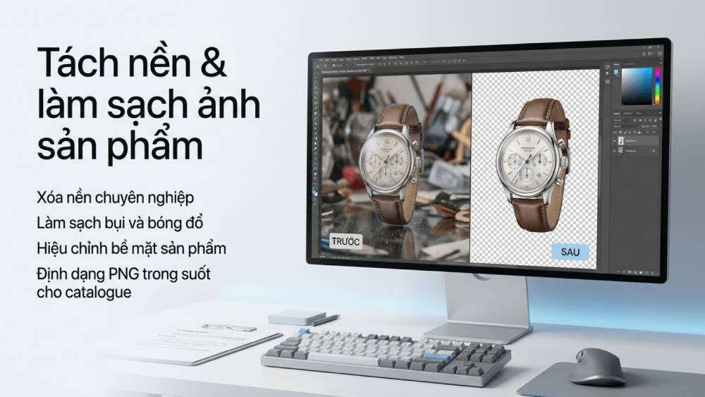 Tách Nền Và Làm Sạch Ảnh Sản Phẩm