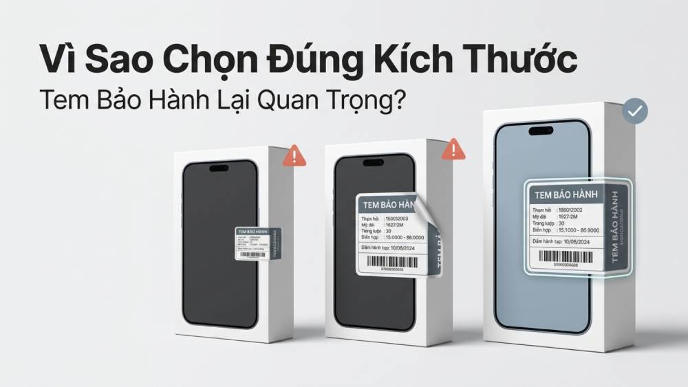 Tại Sao Việc Chọn Đúng Kích Thước Tem Bảo Hành Lại Quan Trọng Đến Vậy