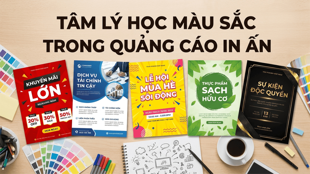 Tâm Lý Học Màu Sắc Trong Quảng Cáo In Ấn