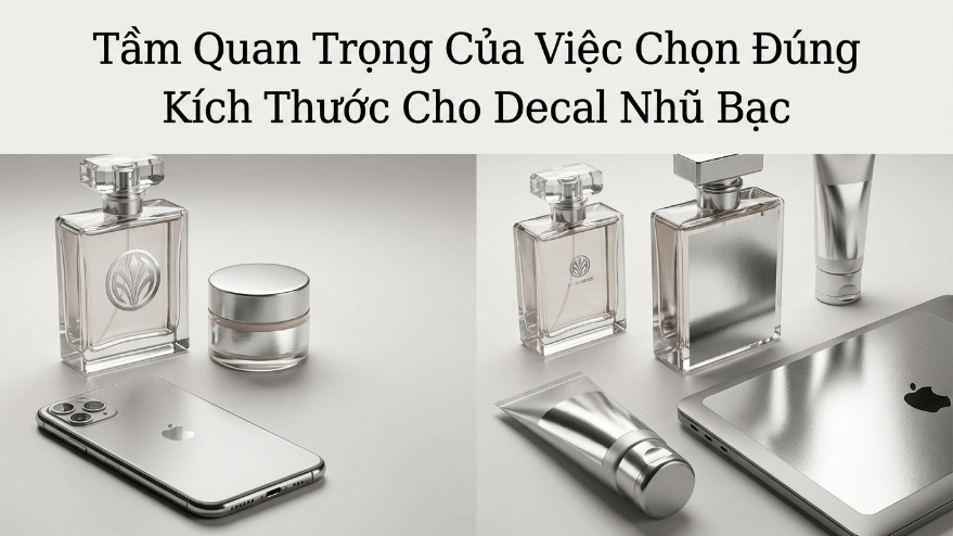 Tầm Quan Trọng Của Việc Chọn Đúng Kích Thước Decal Xi Bạc