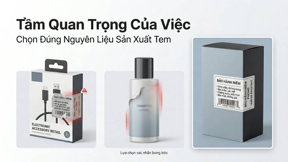 Tầm Quan Trọng Của Việc Chọn Đúng Nguyên Liệu Sản Xuất Tem