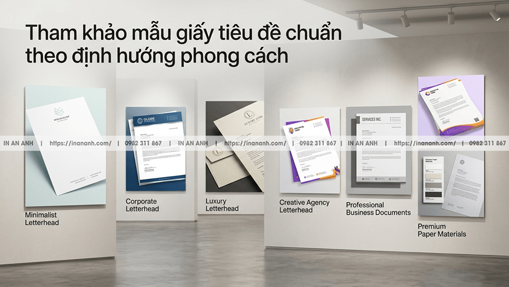 Tham Khảo Mẫu Giấy Tiêu Đề Chuẩn Theo Định Hướng Phong Cách