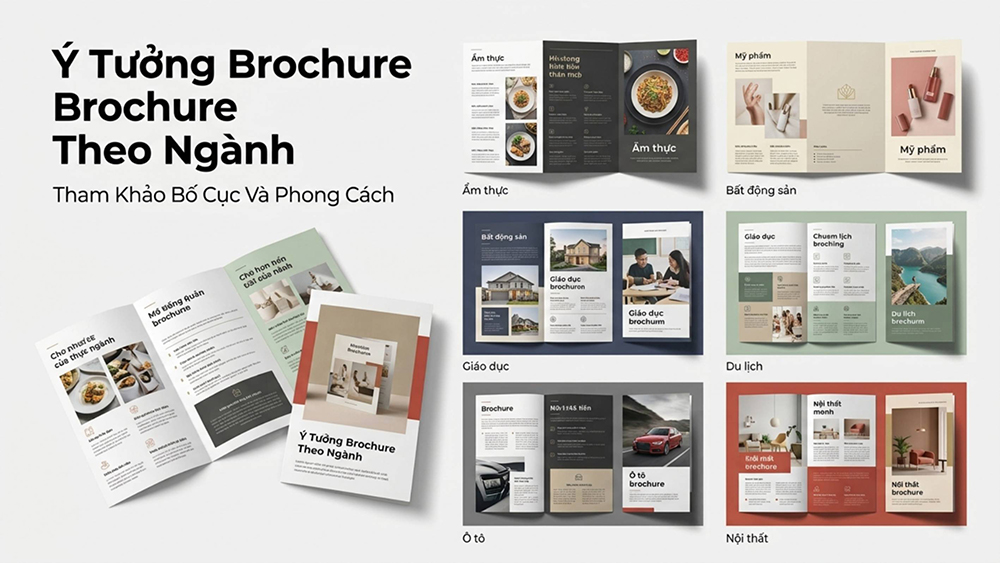 Tổng Hợp Mẫu Brochure Đẹp Theo Ngành - Ý Tưởng Thiết Kế Ấn Tượng