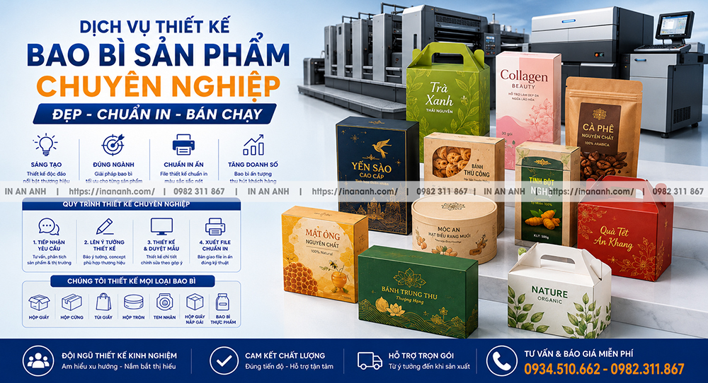 Dịch Vụ Thiết Kế Bao Bì Sản Phẩm Chuyên Nghiệp