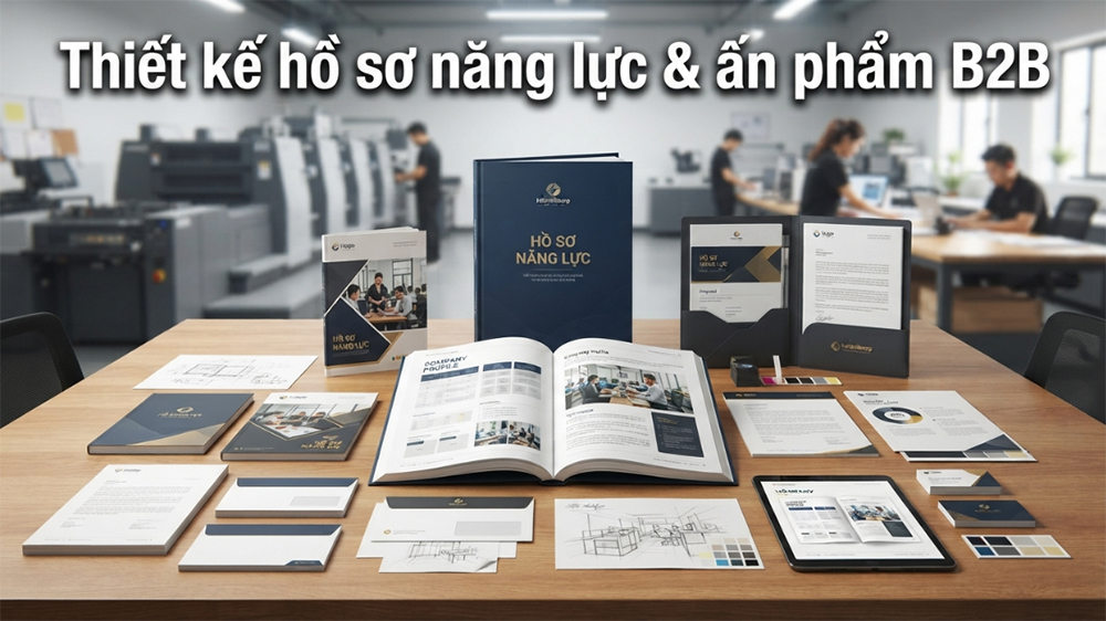 Thiết kế hồ sơ năng lực &amp; ấn phẩm B2B