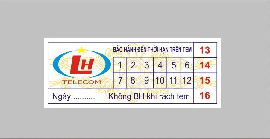 Tem bảo hành giúp bảo vệ thương hiệu và tăng uy tín cho sản phẩm
