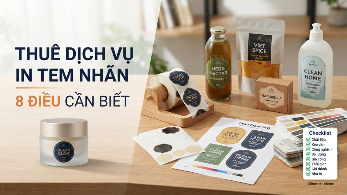 Thuê Dịch Vụ In Tem Nhãn: 8 Điều Cần Biết