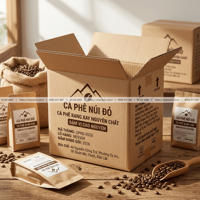 In Thùng Carton Sóng Đóng Hàng Cho Shop Online