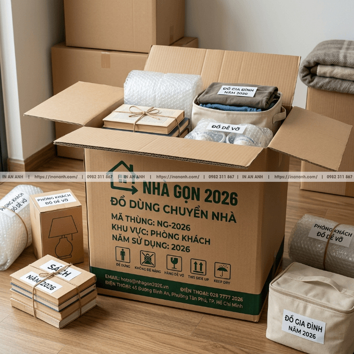 Thùng Carton Sóng Đóng Hàng Vận Chuyển Hàng Hóa