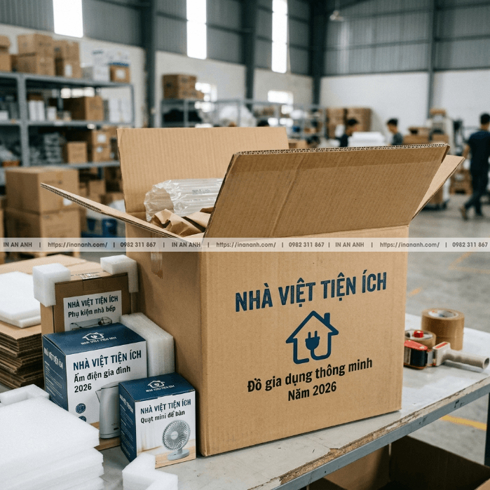 Thùng Carton 7 Lớp Chịu Lực Cao