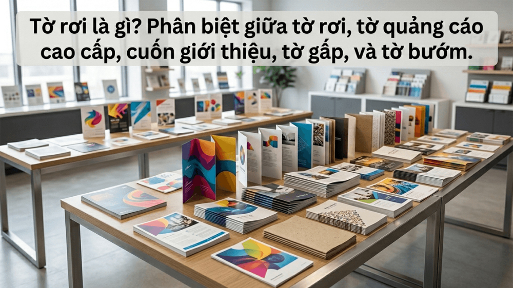 Tờ Rơi Là Gì? Phân Biệt Tờ Rơi, Leaflet, Flyer, Brochure, Tờ Gấp, Tờ Bướm