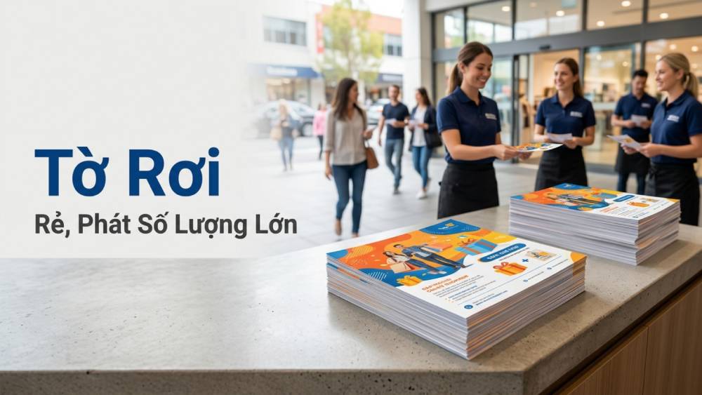 Tờ Rơi: Rẻ, Phát Số Lượng Lớn