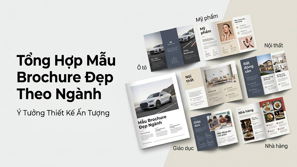 Tổng Hợp Mẫu Brochure Đẹp Theo Ngành - Ý Tưởng Thiết Kế Ấn Tượng