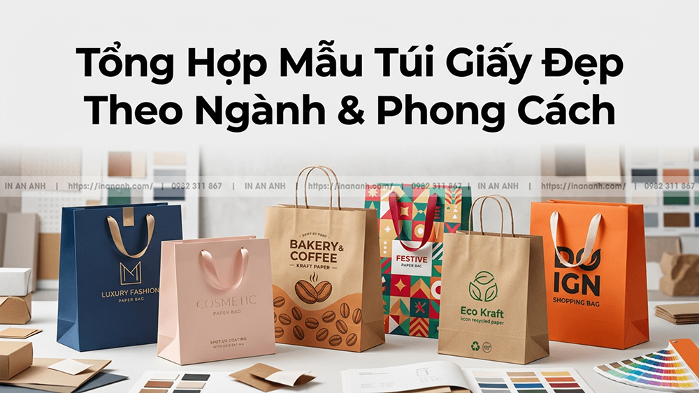 Tổng Hợp Mẫu Túi Giấy Đẹp Theo Ngành Và Phong Cách Cập Nhật Liên Tục