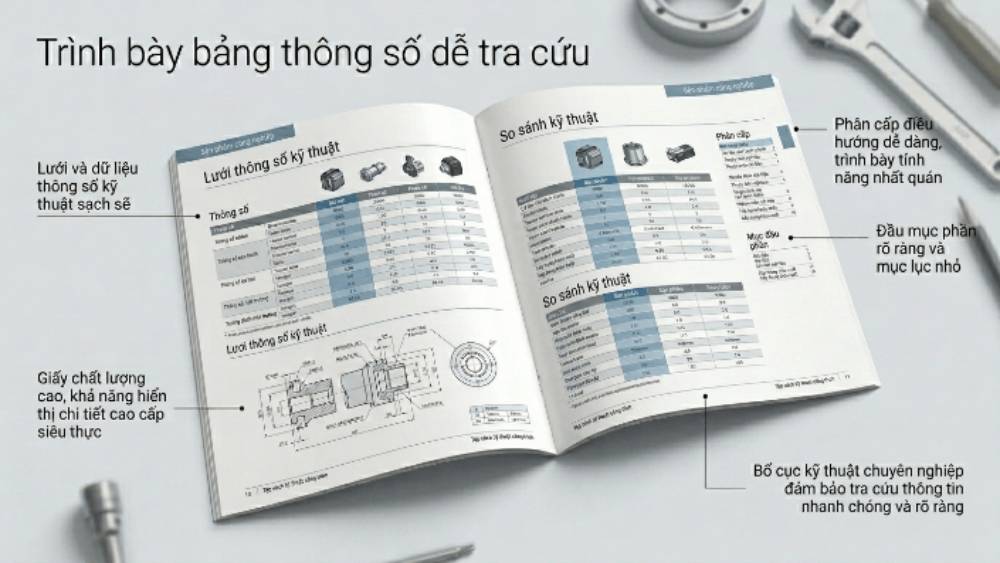Trình Bày Bảng Thông Số Dễ Tra Cứu