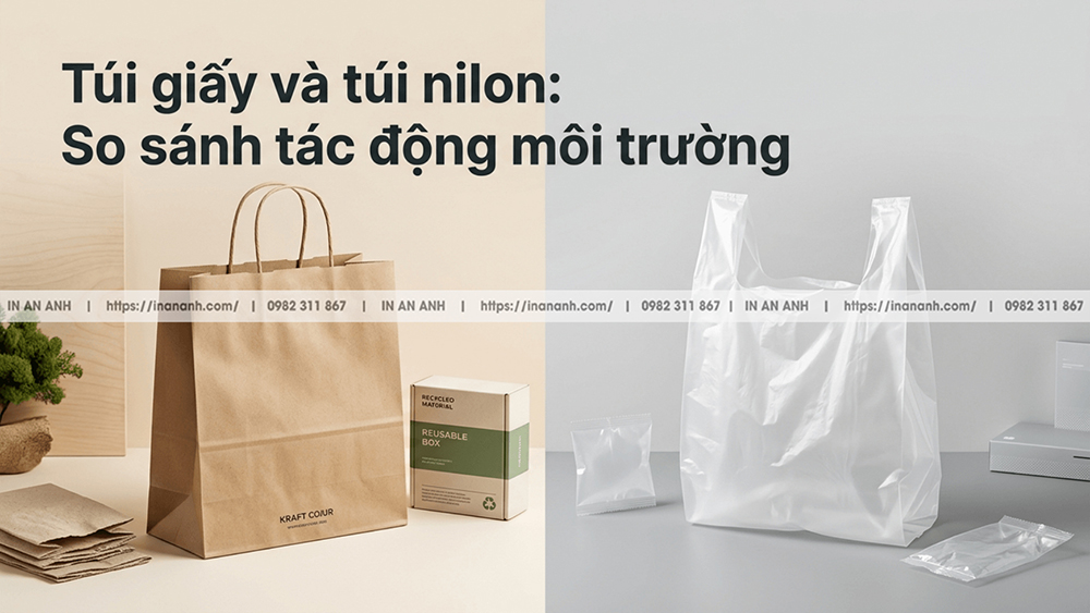 Túi Giấy Và Túi Nilon: So Sánh Tác Động Môi Trường