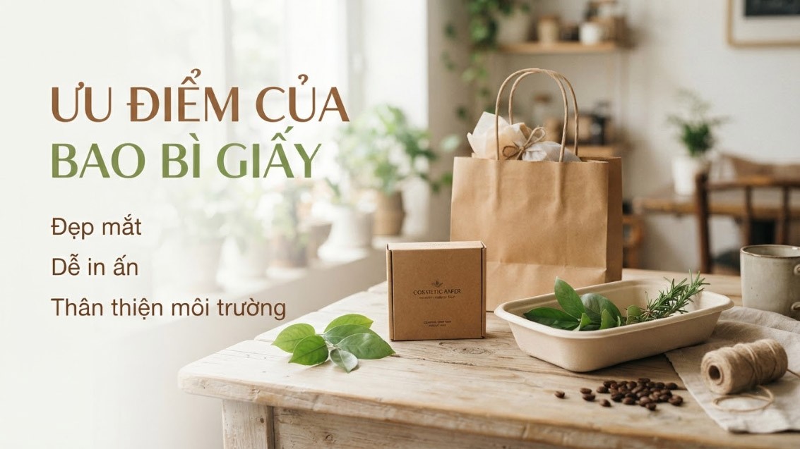 Ưu điểm của bao bì giấy