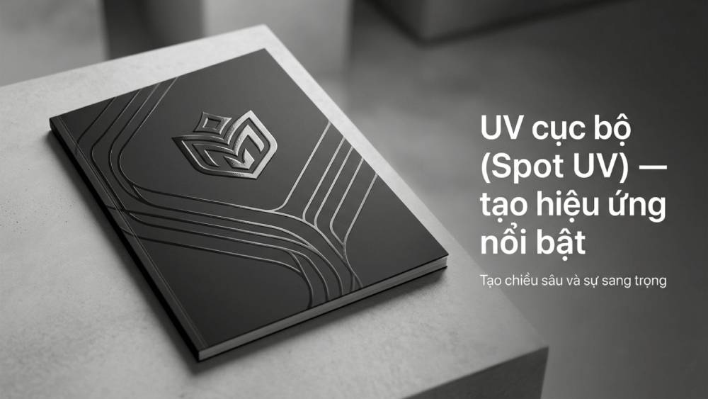 UV Cục Bộ (Spot UV): Tạo Hiệu Ứng Nổi Bật