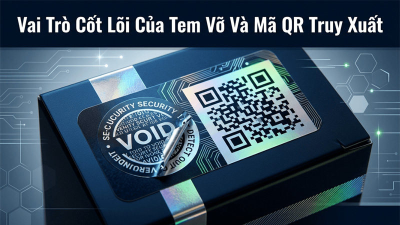 Vai Trò Cốt Lõi Của Tem Vỡ Và Mã QR Truy Xuất