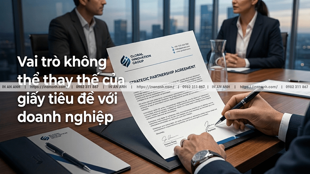 Vai Trò Không Thể Thay Thế Của Giấy Tiêu Đề Với Doanh Nghiệp