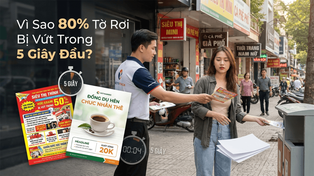 Vì Sao 80% Tờ Rơi Bị Vứt Trong 5 Giây Đầu