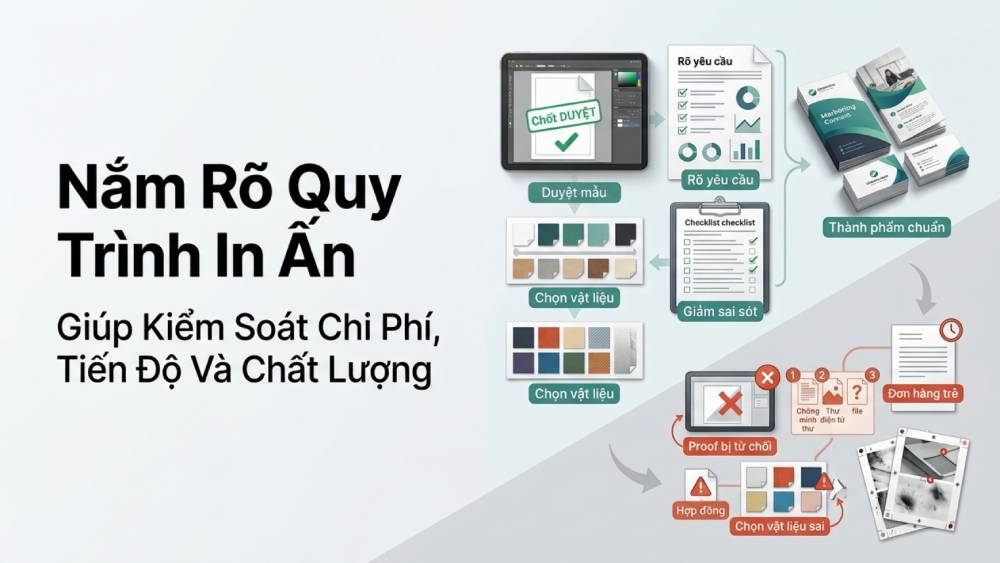 Vì Sao Cần Nắm Rõ Quy Trình Triển Khai In Ấn?