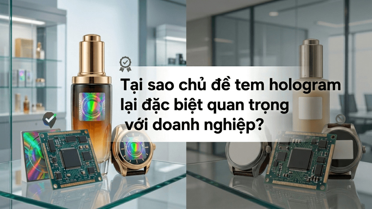 Vì sao chủ đề tem hologram lại đặc biệt quan trọng đối với doanh nghiệp